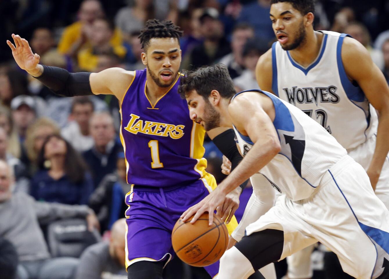 Ricky Rubio, D'Angelo Russell