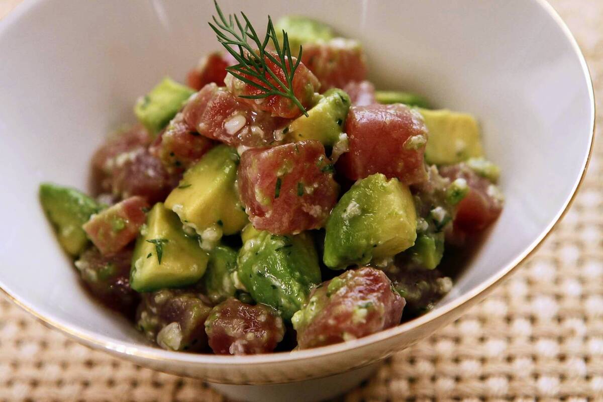 Shio koji tuna poke. Recipe