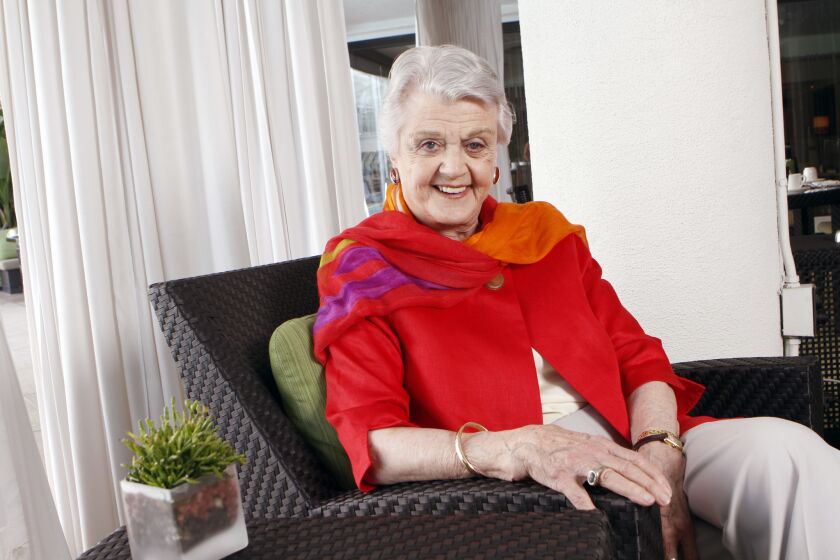 A portrait of actor Angela Lansbury in 2011