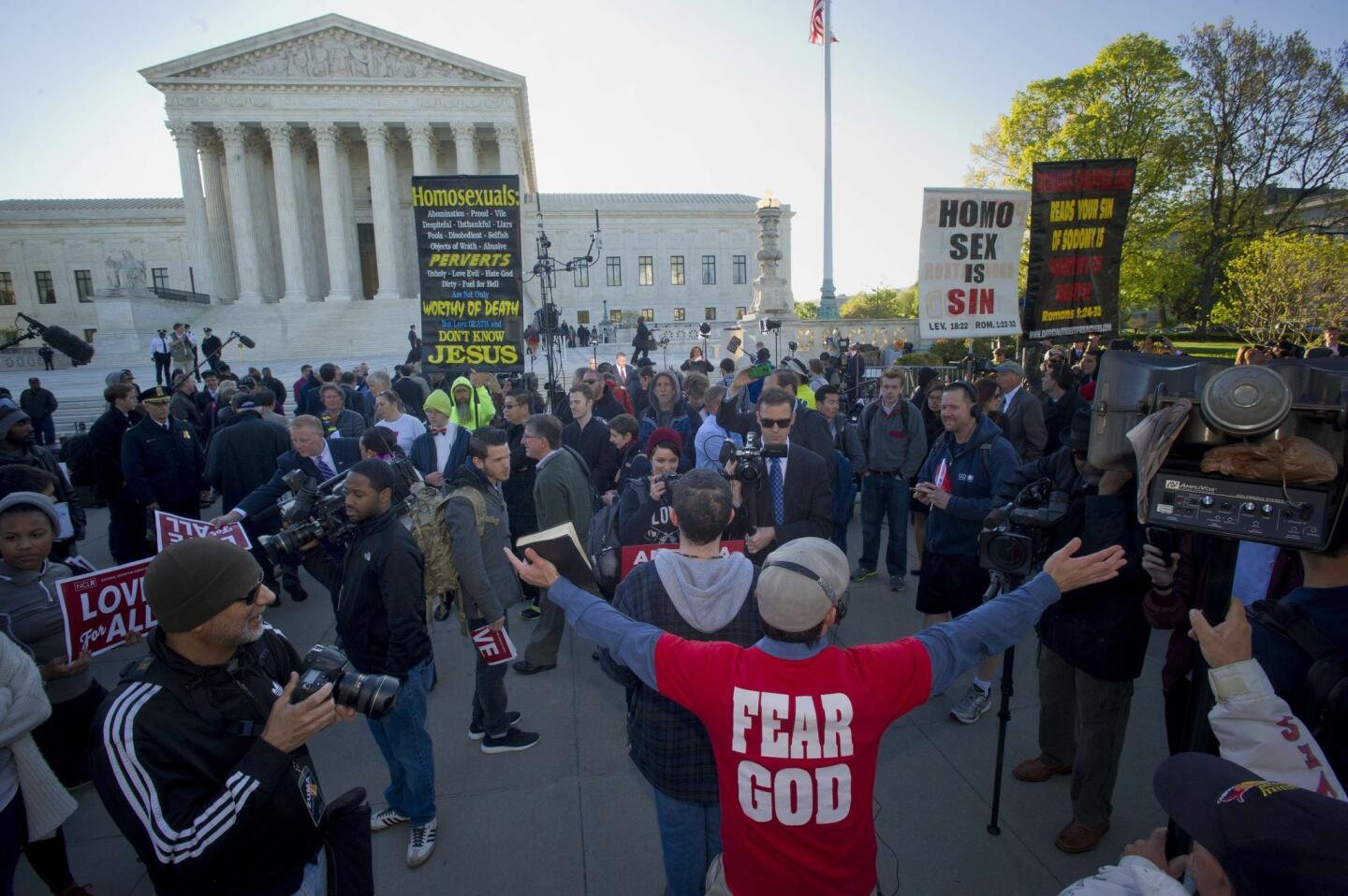Supreme Court hears arguments on same-sex marriage