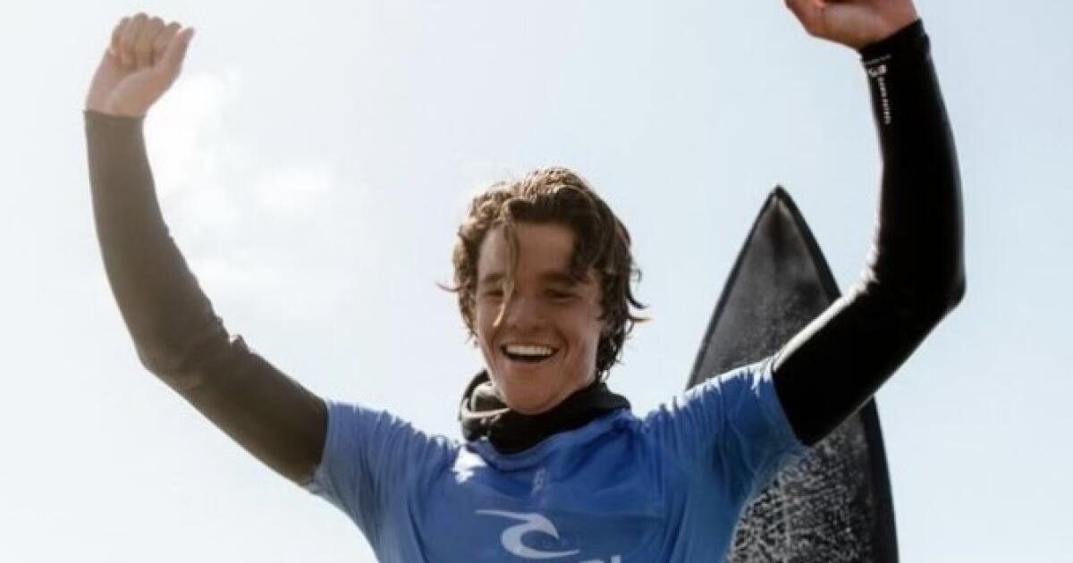 Jonas Meskis réalise son rêve d’adolescent de surfeur international