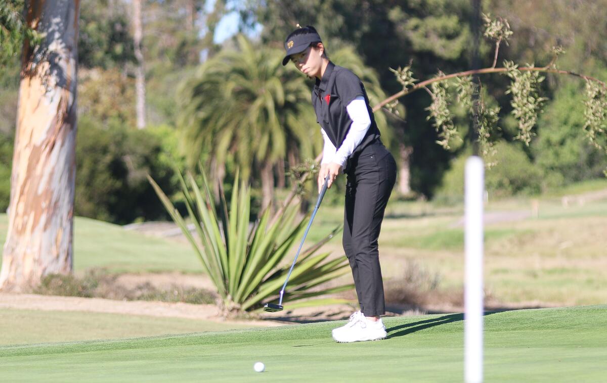 Falcon junior Annie Zhang.