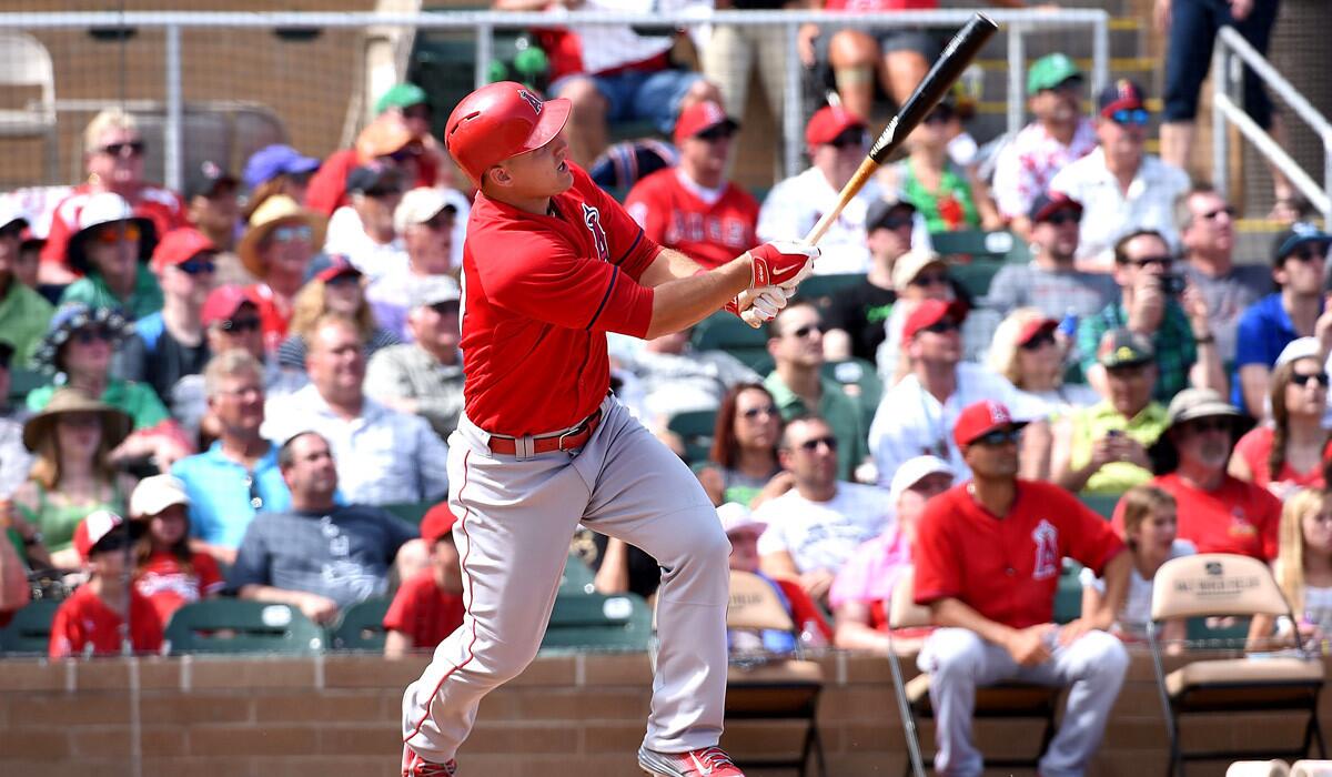 Angels' Mike Trout susceptible to highball. What is going on? - Los Angeles  Times