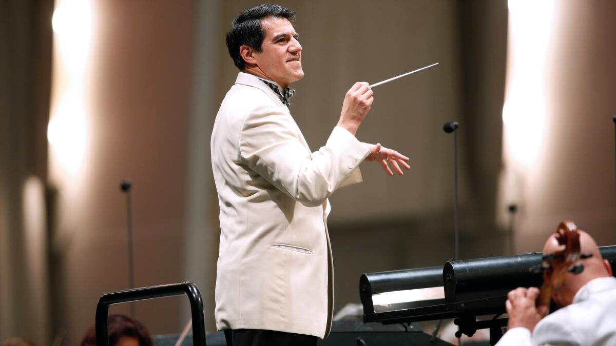 Miguel Harth-Bedoya conducts the Los Angeles Philharmonic at the Hollywood Bowl.