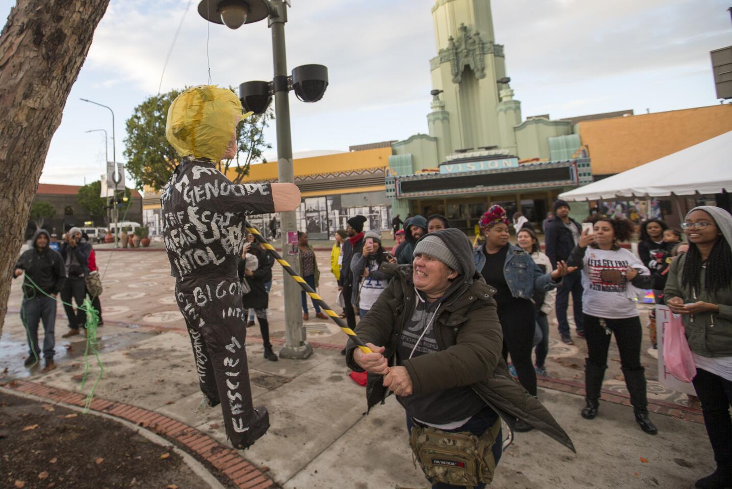 Reaction in Southland to Trump inauguration