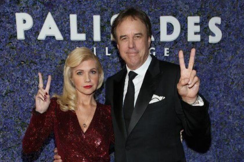 PACIFIC PALISADES, CA - SEPTEMBER 20: Susan Yeagley and Kevin Nealon attend Caruso's Palisades Village Opening Gala at Palisades Village on September 20, 2018 in Pacific Palisades, California. (Photo by Phillip Faraone/Getty Images) ** OUTS - ELSENT, FPG, CM - OUTS * NM, PH, VA if sourced by CT, LA or MoD **