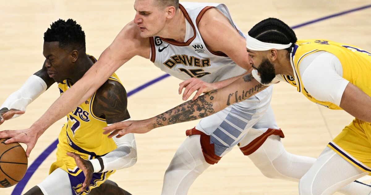 Nikola Jokic is again too big of a hurdle for Lakers to clear in Game 4