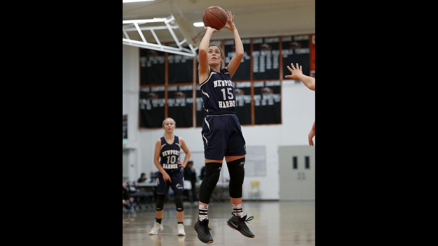 Photo Gallery: Newport Harbor vs. Portola in girls’ basketball