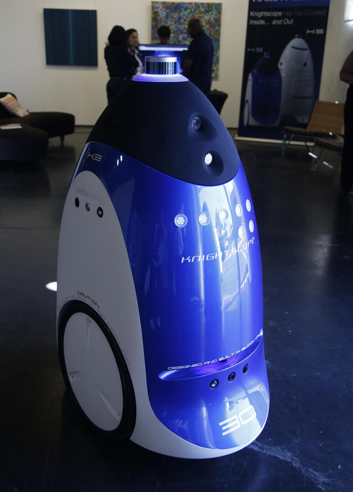 Knightscope hopes to roll out 50 to 100 robots by the end of the year.
