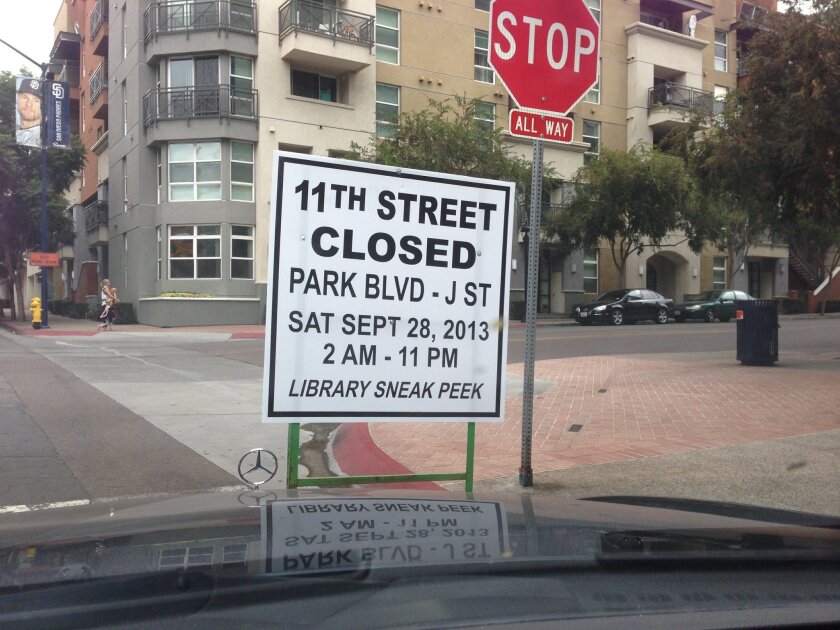 Free Parking For Now At New Library The San Diego Union