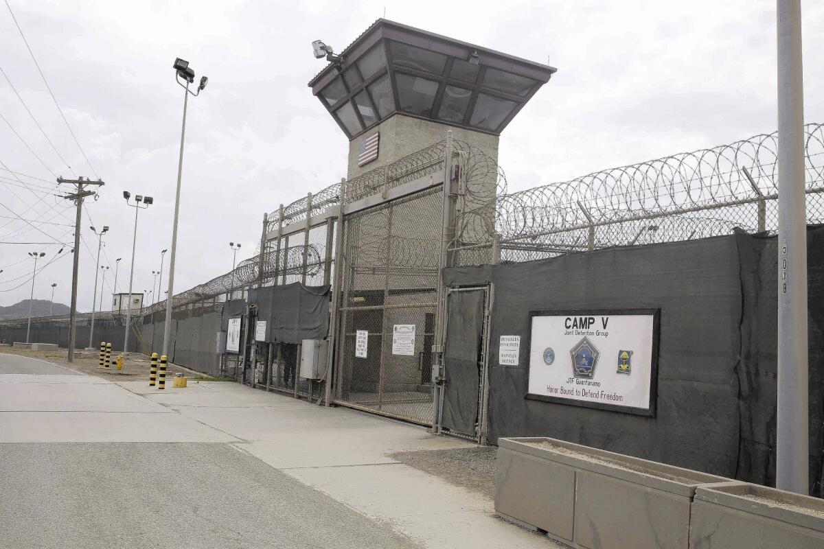 The Guantanamo Bay detention center.
