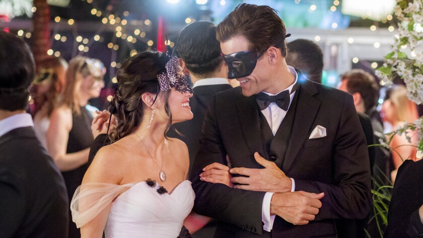 A masquerade gala leads to a case of mistaken identity in the new TV romance "Very, Very, Valentine" on Hallmark. Danica McKellar and Cameron Mathison star.
