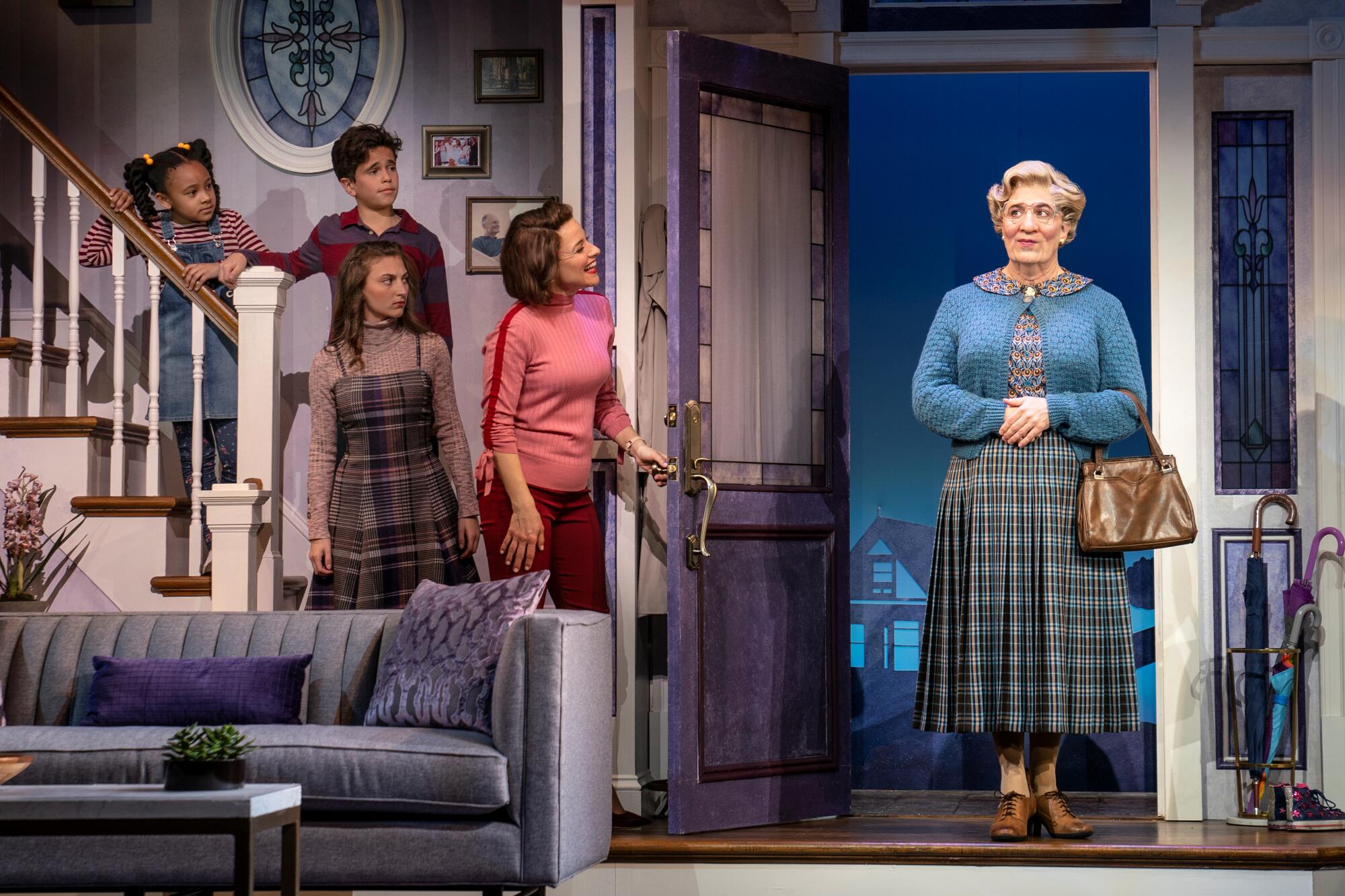 A scene from the Broadway production of "Mrs. Doubtfire."