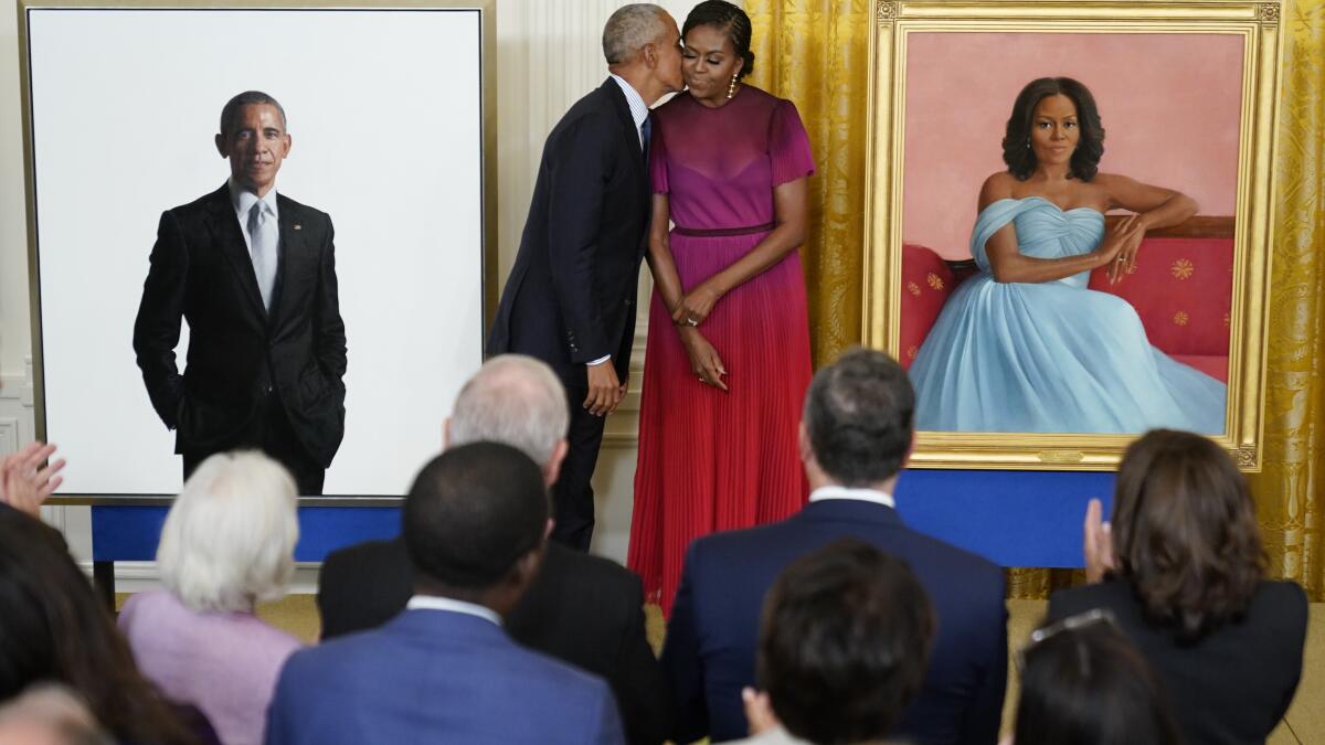 Watch live: Biden unveils Obama's White House portrait - Los Angeles Times Watch live: Biden unveils Obama's White House portrait - Los Angeles Times