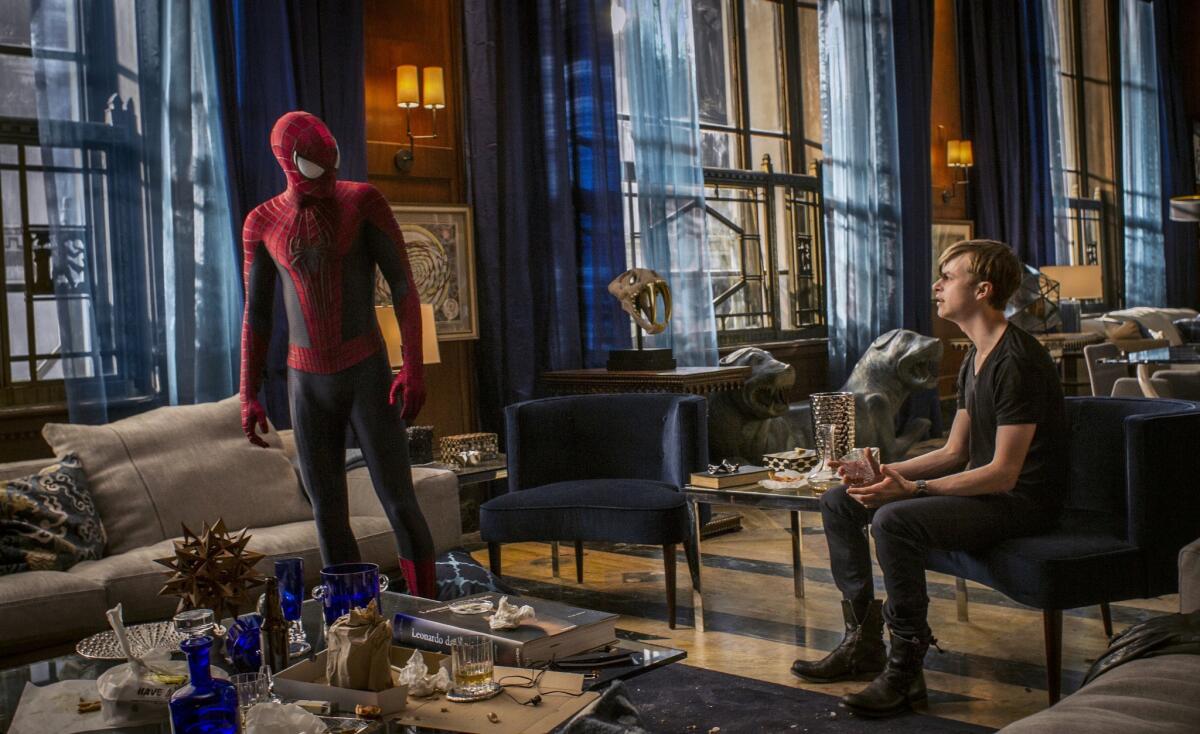 "The Amazing Spider-Man 2," starring Andrew Garfield and Dane DeHaan.