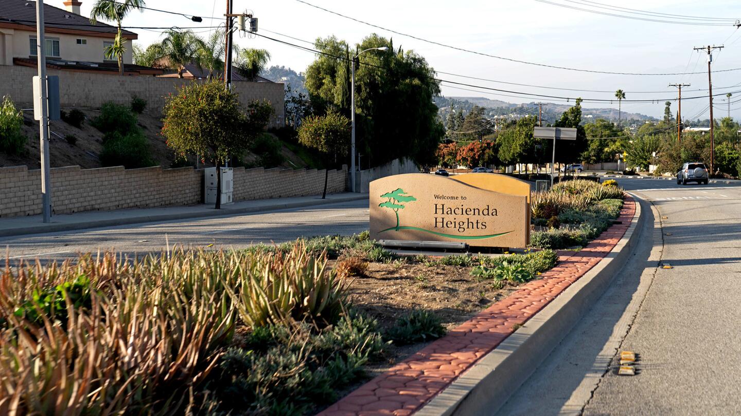 Hacienda Heights is the dictionary definition of a suburb, with pleasant tree-lined streets, plentiful single-family homes and a low crime rate.