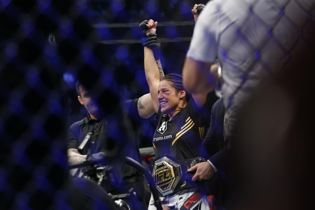 Julianna Pena smiles a