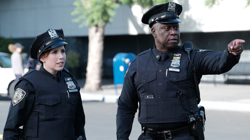 Vanessa Bayer joins the cast in the season premiere of the police comedy "Brooklyn Nine-Nine" on NBC. With Andre Braugher.
