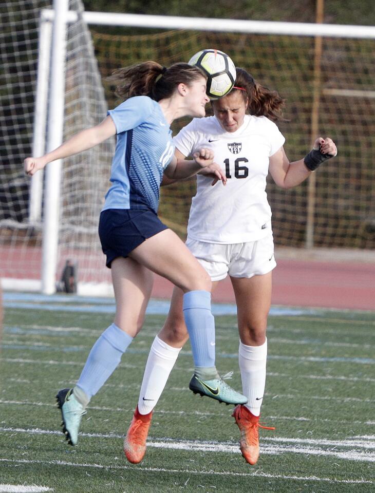 Photo Gallery: Crescenta Valley vs. Flintridge Sacred Heart Academy girls' soccer