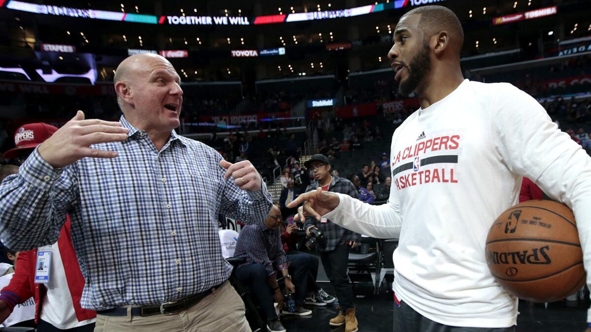 The Clippers already had high-energy All-Star point guard Chris Paul when billionaire Steve Ballmer purchased the team for $2 billion.