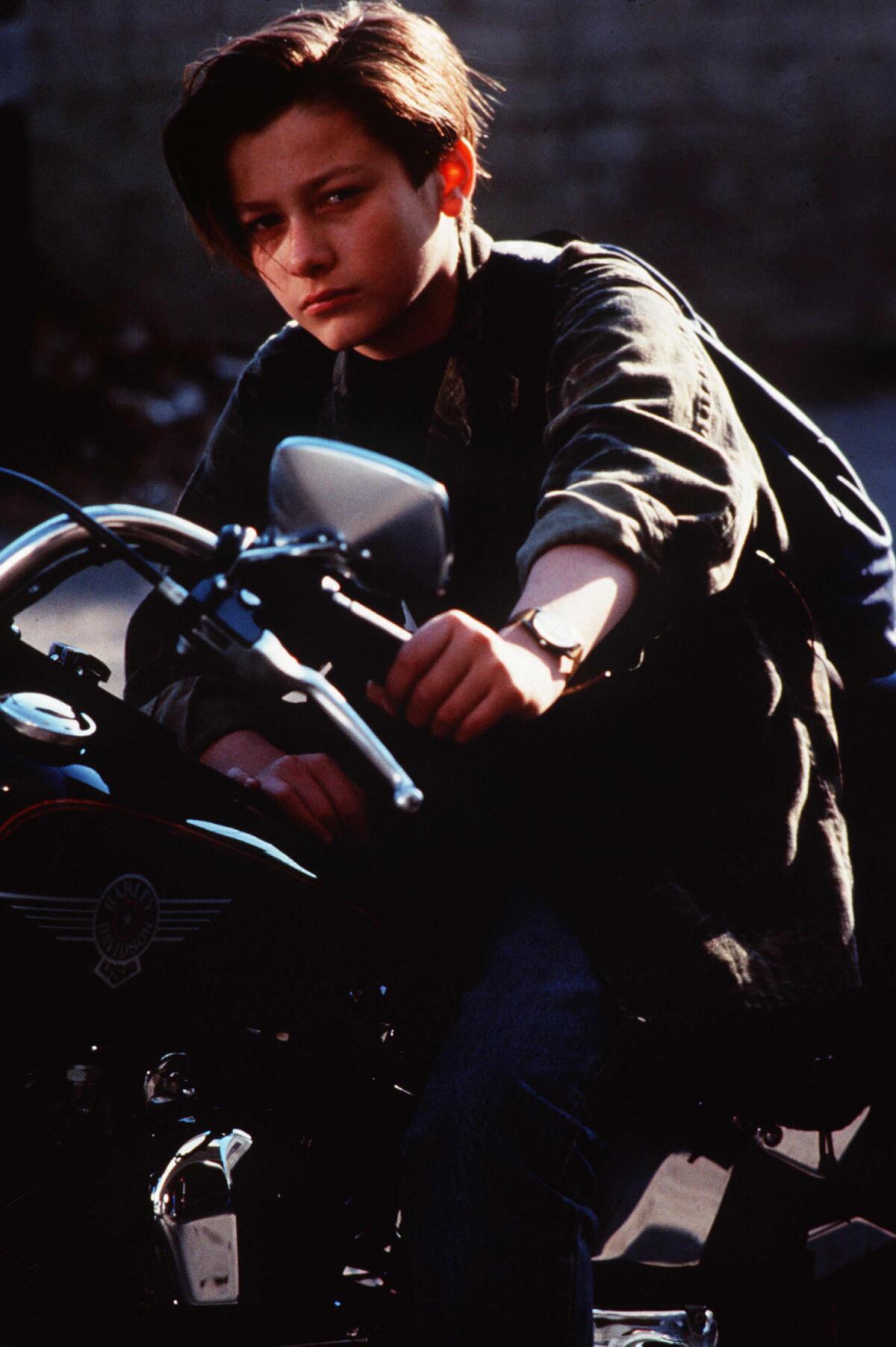 Edward Furlong as John Connor in "Terminator 2: Judgment Day" from 1991.