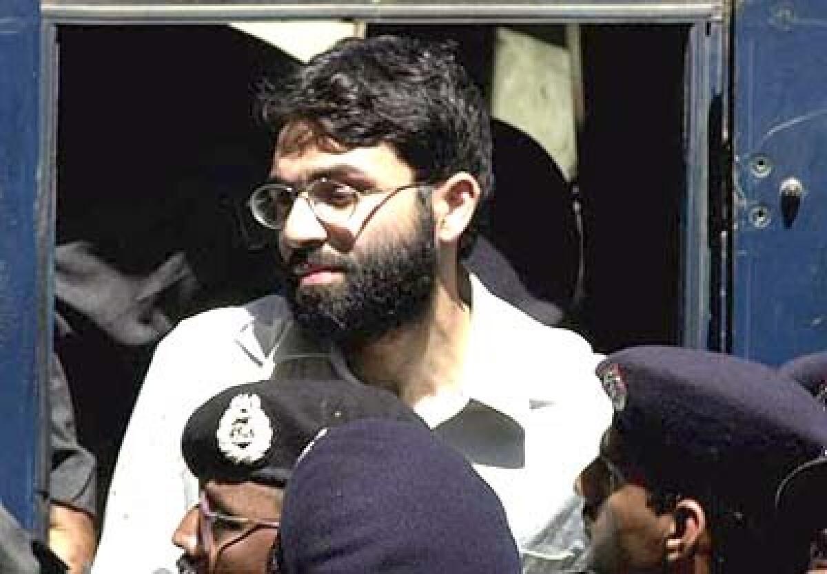 Ahmed Omar Saeed Sheikh, shown in court in 2002, was convicted of murdering American journalist Daniel Pearl.