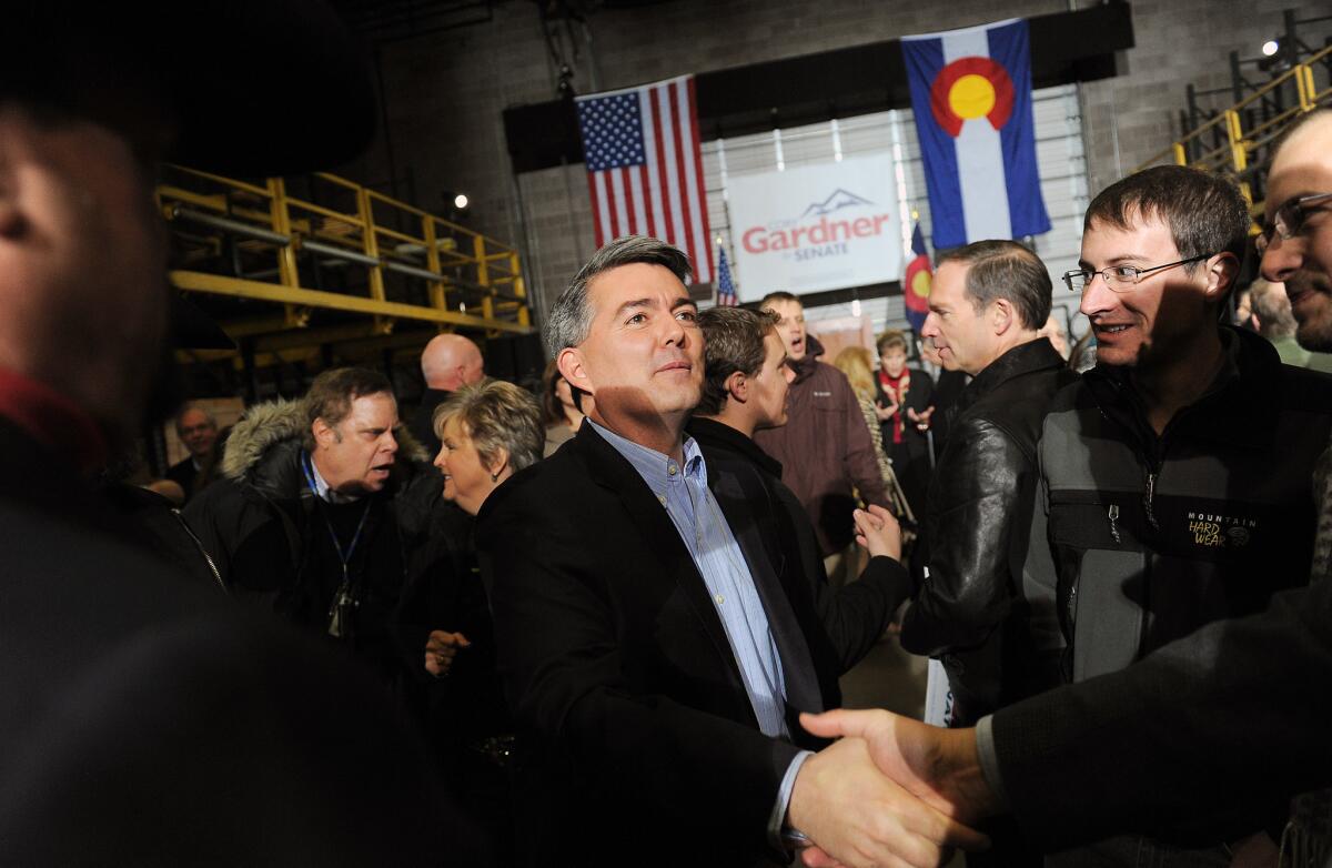 In Colorado, GOP Rep. Cory Gardner has turned Democratic Sen. Mark Udall's once-expected reelection into a race to watch.