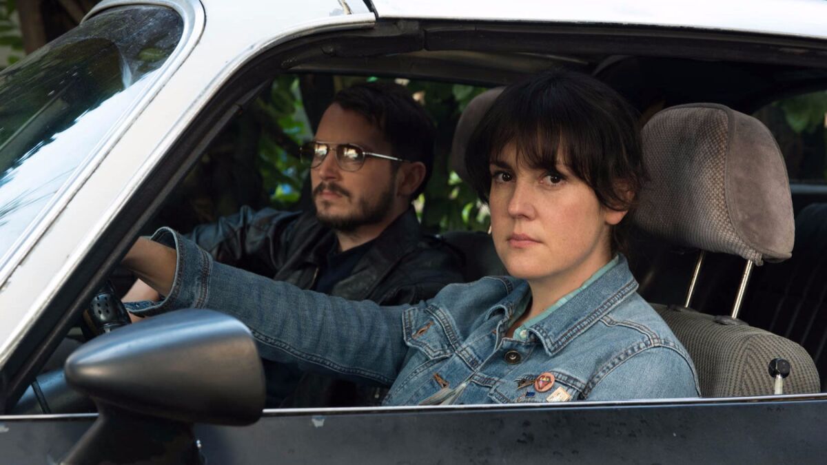Melanie Lynskey and Elijah Wood appear in Macon Blair's "I Don't Feel at Home in This World Anymore," which won the U.S. grand jury prize in the dramatic category at the 2017 Sundance Film Festival.