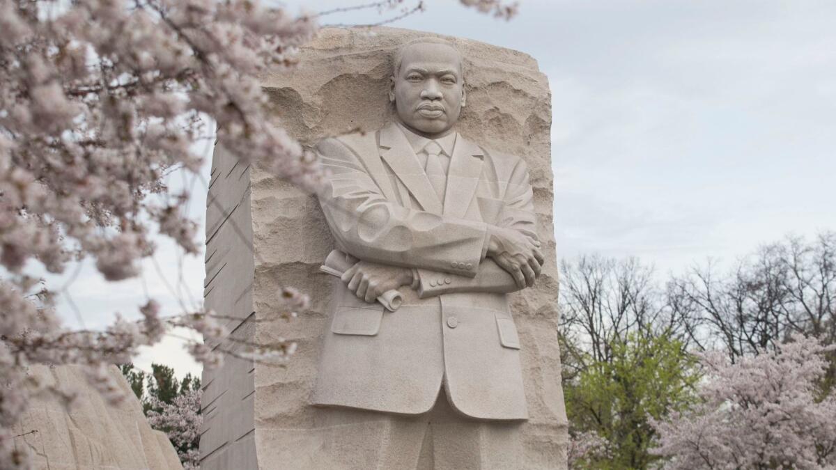 The Stone of Hope at the Martin Luther King Jr. Memorial in Washington