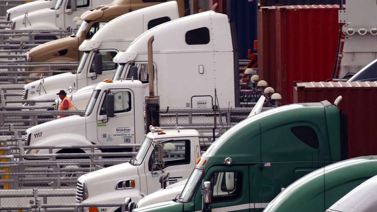 Truck drivers are among the workers getting raises as the labor market tightens.