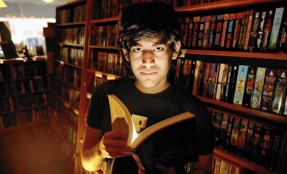 A scene from the doucmentary "The Internet's Own Boy: The Story of Aaron Swartz."