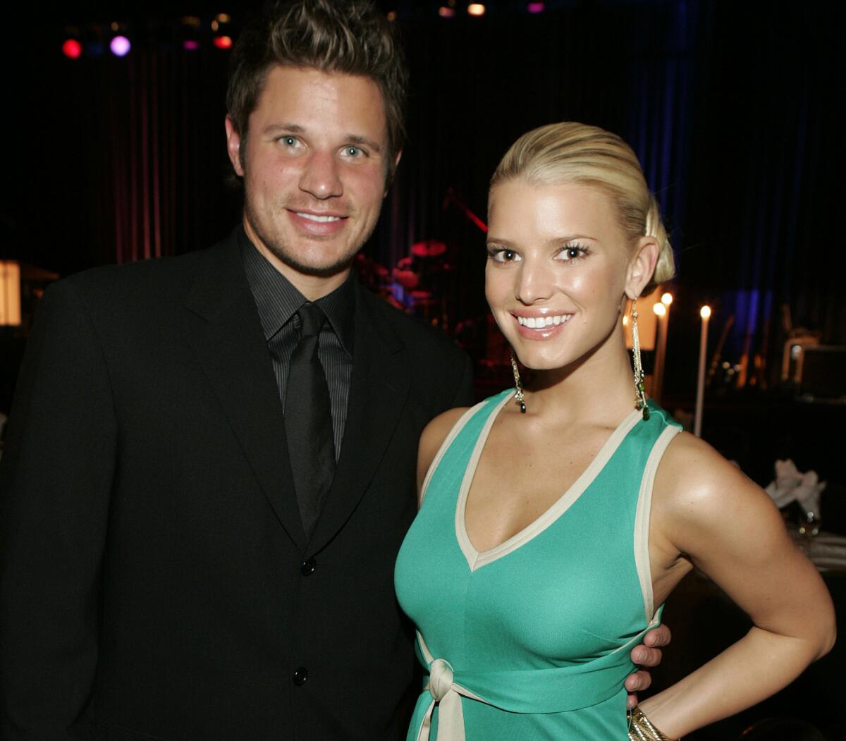 Nick Lachey and Jessica Simpson