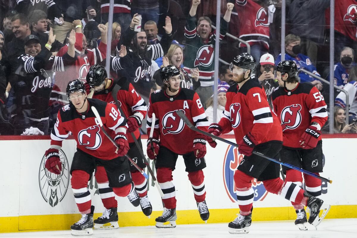 NJ Devils are a young team? Playoff veterans say think again