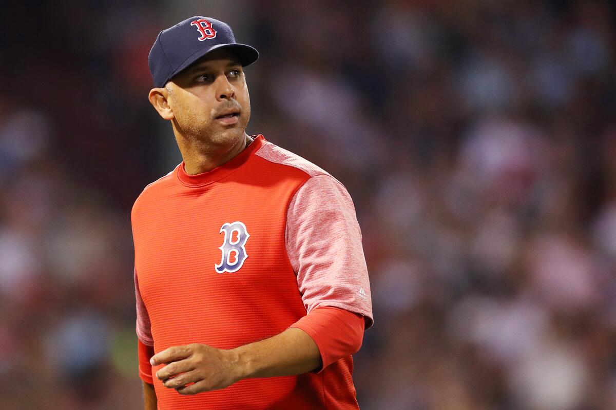 Boston Red Sox manager Alex Cora was fired by the team for his alleged role in the Houston Astros' sign-stealing scandal.