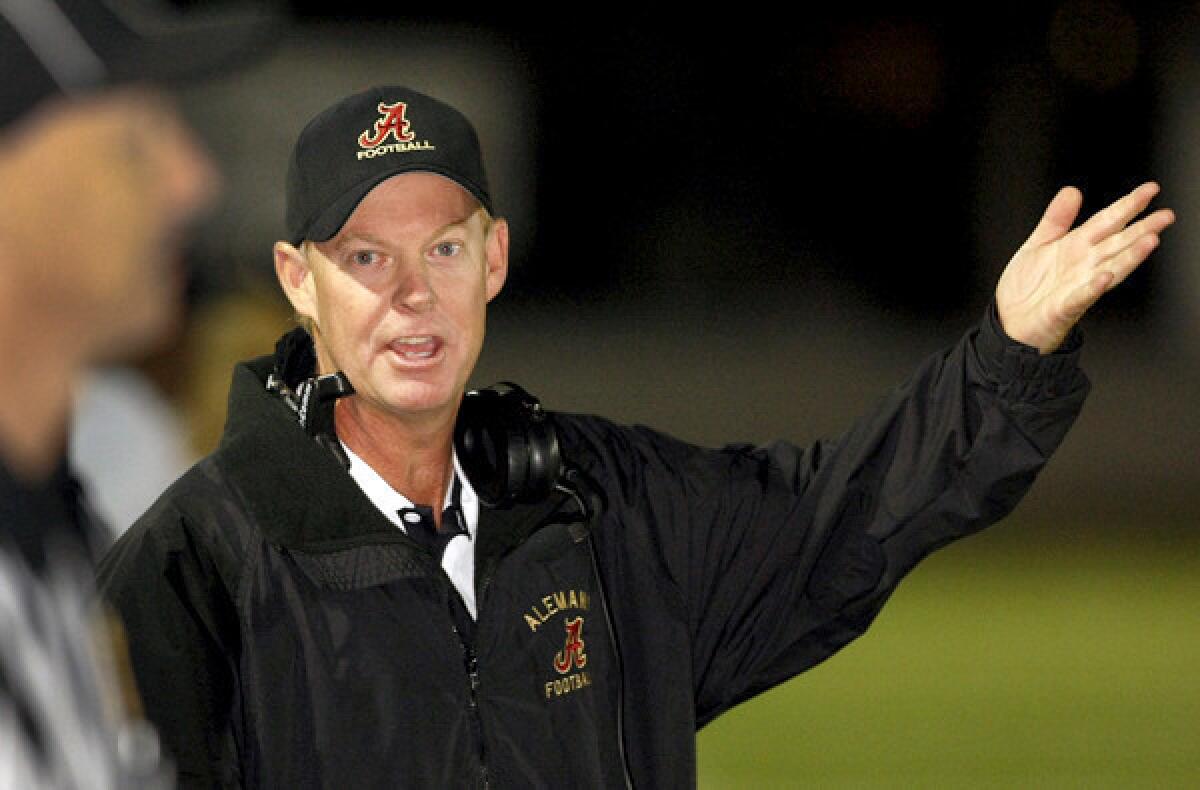 Coach Dean Herrington has guided Alemany to the Southern Section Pac-5 Division semifinals this season.