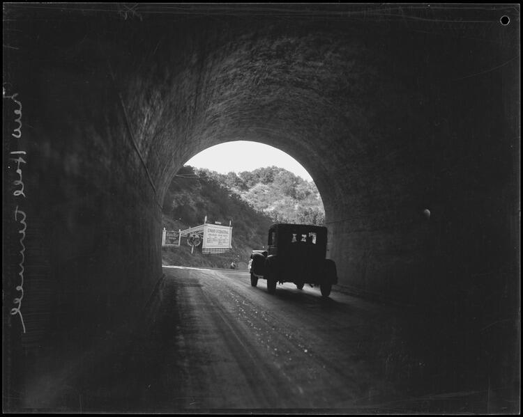 Newhall Tunnel in 1928