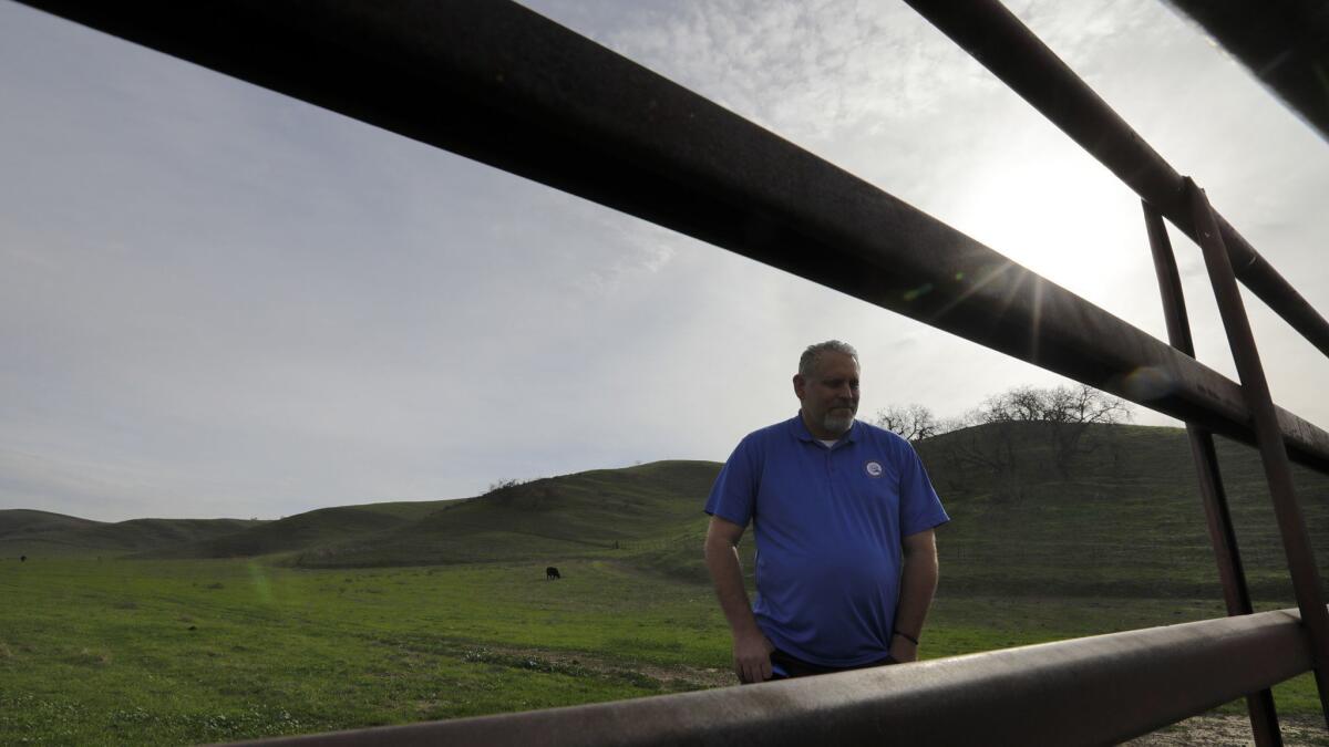 Troy Helling, city manager of the City of Industry, on the 2,450-acre Tres Hermanos Ranch.