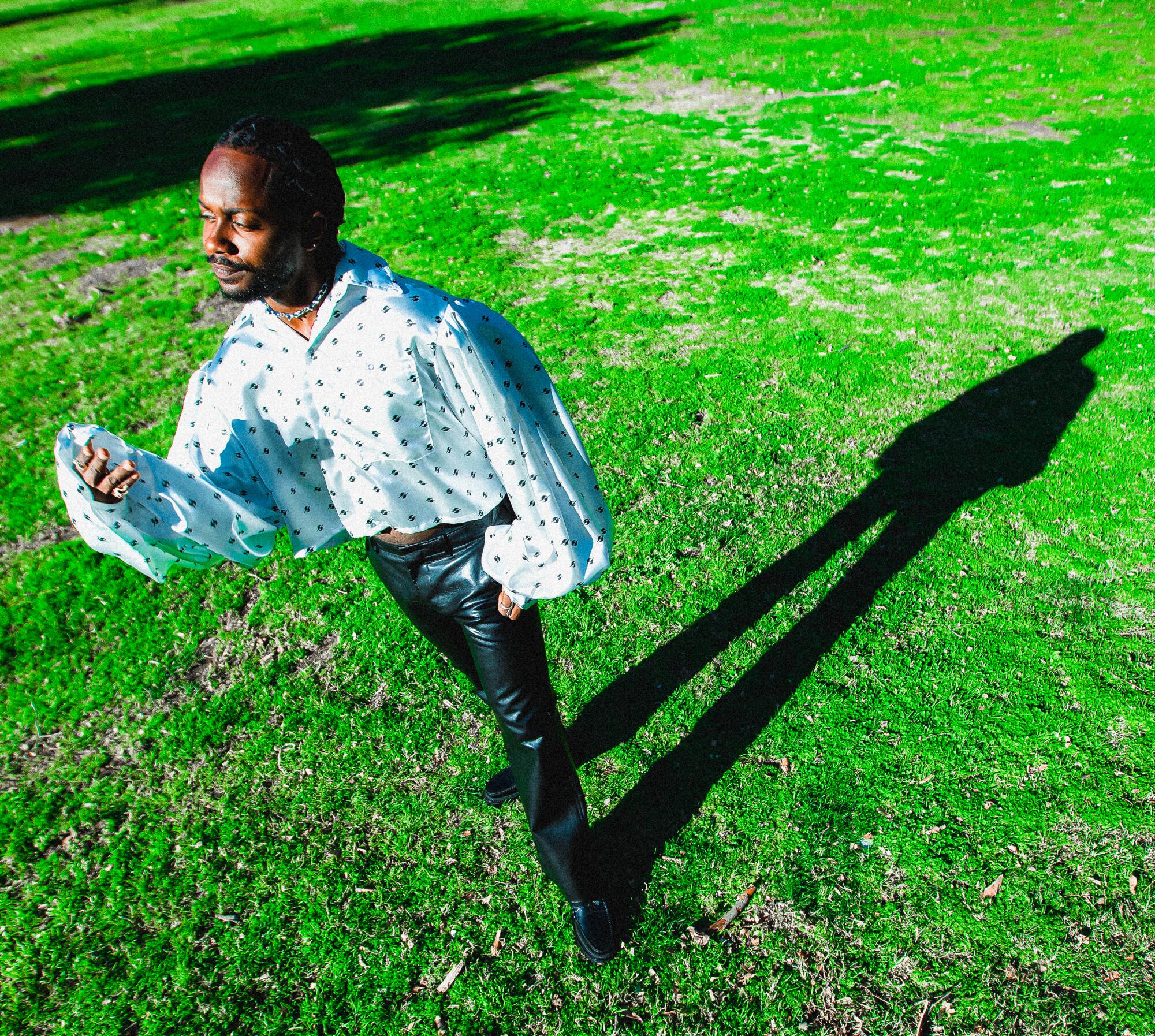 Channel Tres photographed for Image magazine on February 1, 2023 near the old zoo in the Griffth Park area of Los Angeles, CA