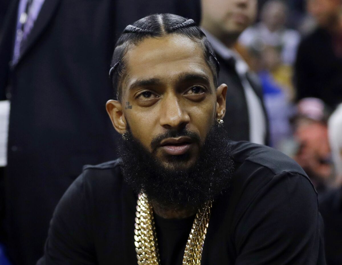 Rapper Nipsey Hussle, who was shot and killed last year, will be saluted at Sunday's Grammy Awards.