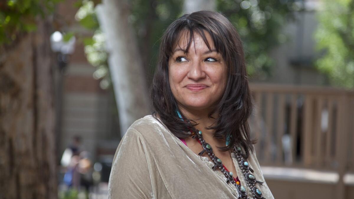 Author Sandra Cisneros at the L.A. Times Festival of Books in 2014.