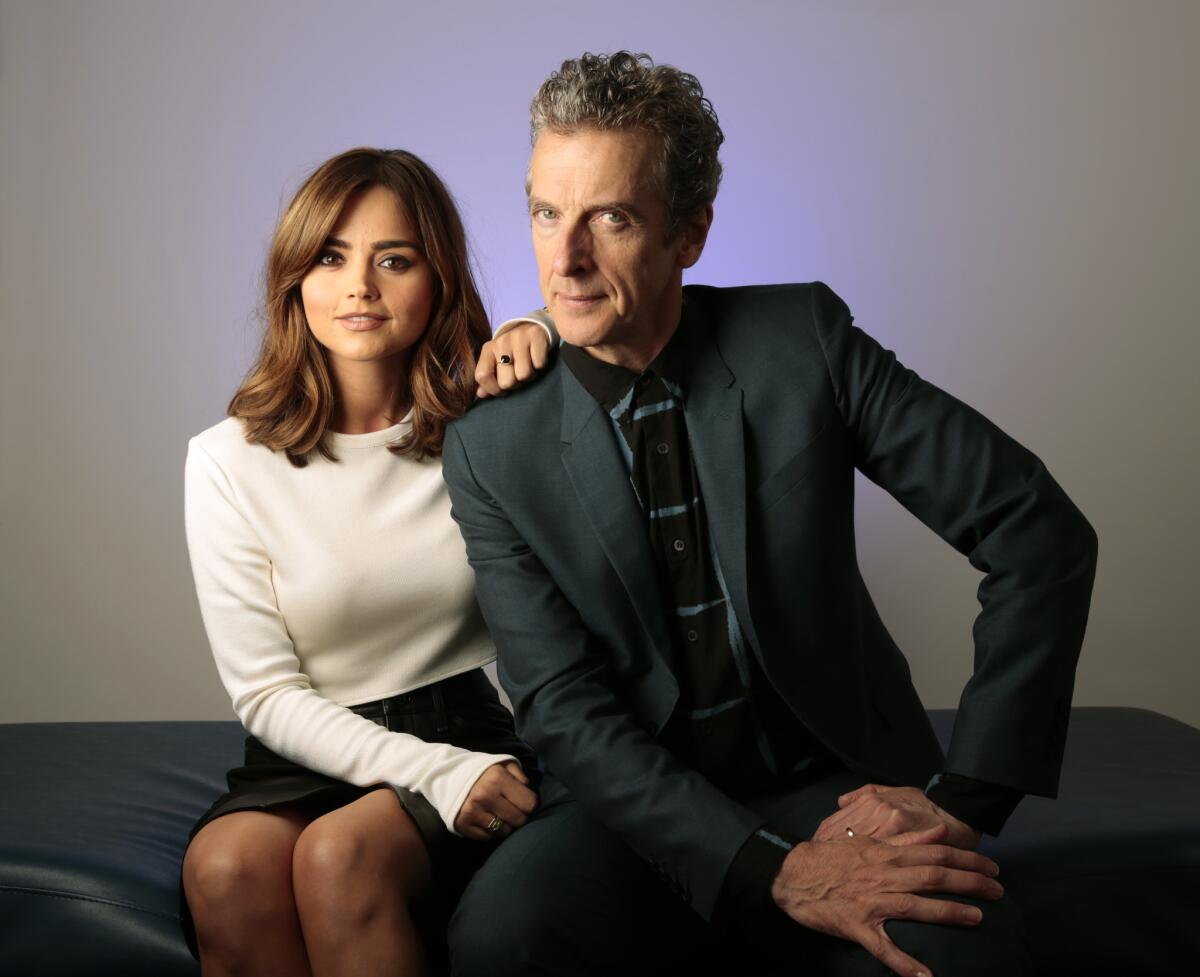 Jenna Coleman returns as Clara, who has to adjust to a new Doctor -- played by Peter Capaldi -- with a different temperament than the one she's used to.