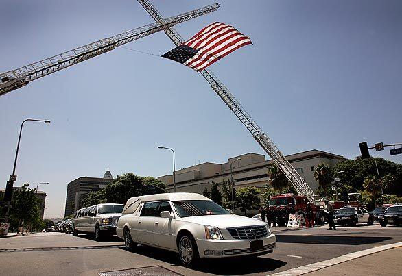 Deputy's funeral procession