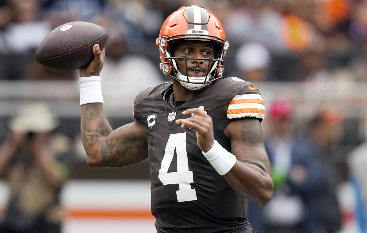 Browns said Deshaun Watson was medically cleared to play with bruised  shoulder; QB made call to sit