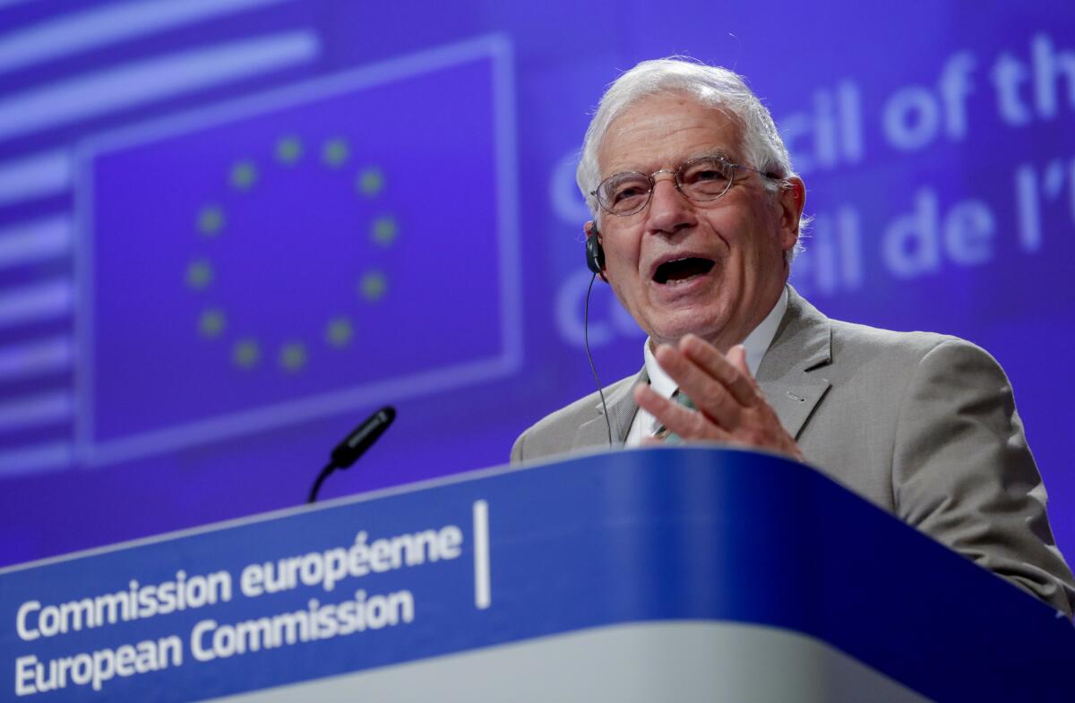 European Union foreign policy chief Josep Borrell