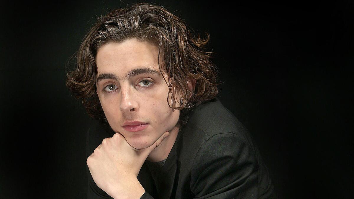Timotheé Chalamet is among the first-time nominees for Oscars this year.