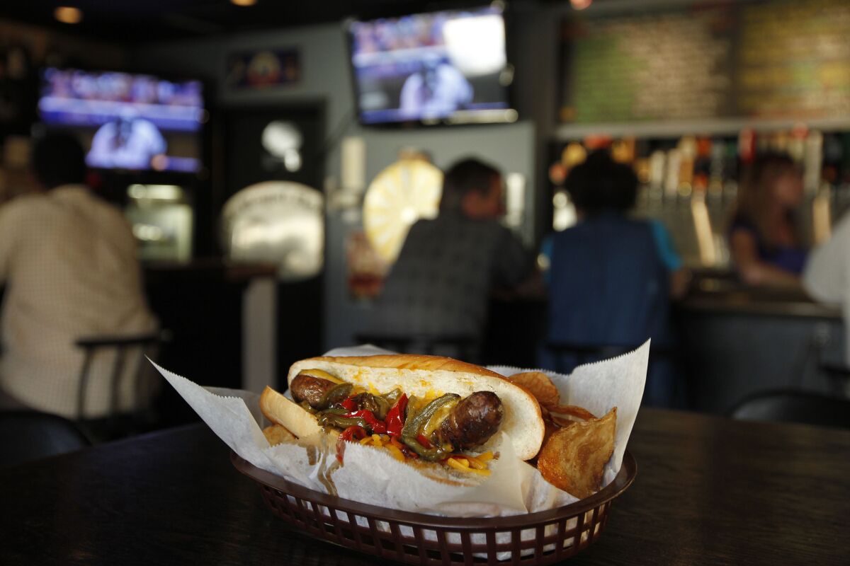 Test your trivia knowledge (and chow down on a specialty sausage) at Regal Beagal in Mission Hills.