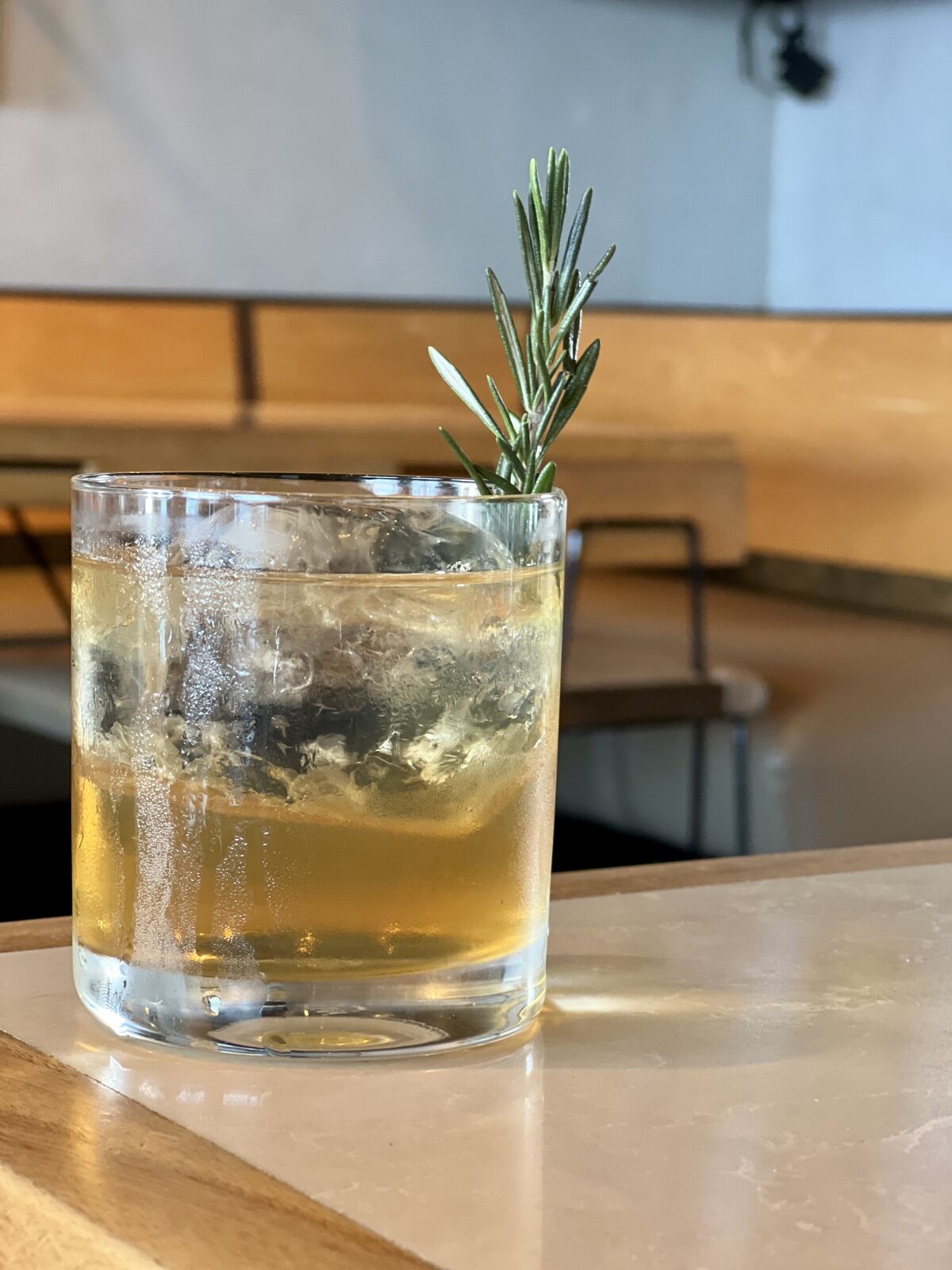 “Santa Got Mulled Over by a Reindeer” is one of three holiday cocktail offerings at George's at the Cove.