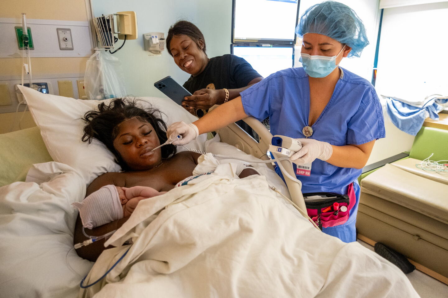 Woman In Labour How a South L.A. hospital is trying to improve births for Black women ...