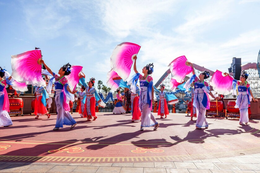Dance Impressions Productions and STC Performing Arts perform at Disney's California Adventure.