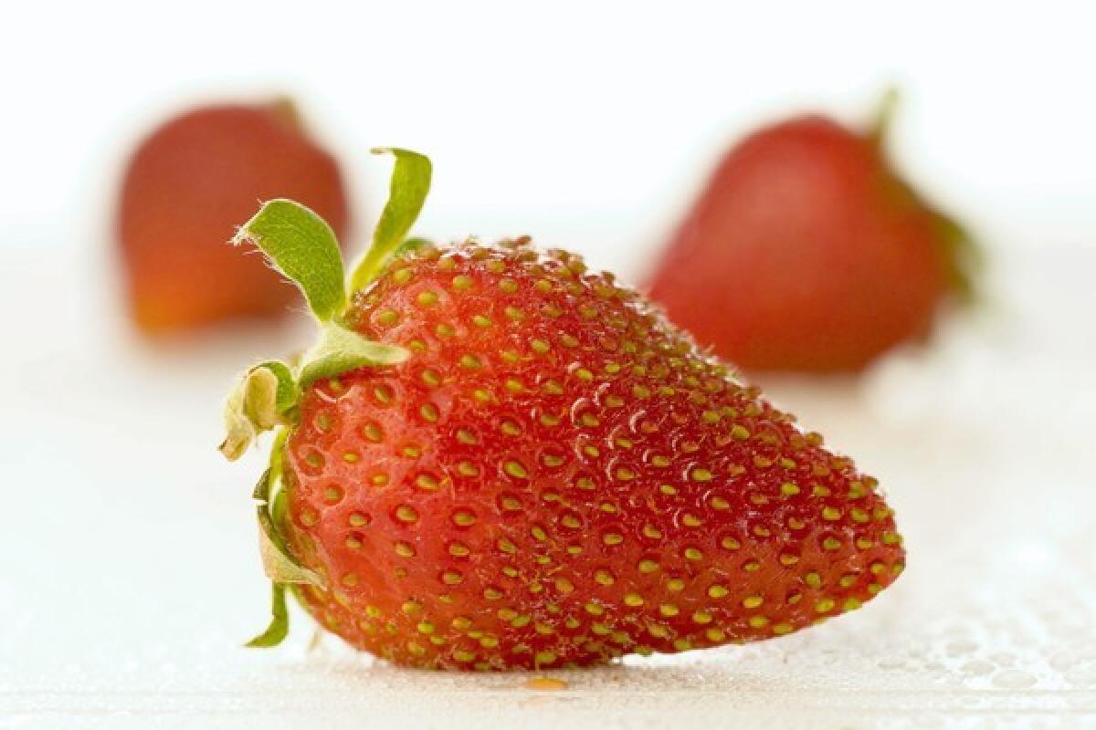 When dieting, lower-sugar fruit, such as strawberries, is an excellent option for your complexion too.